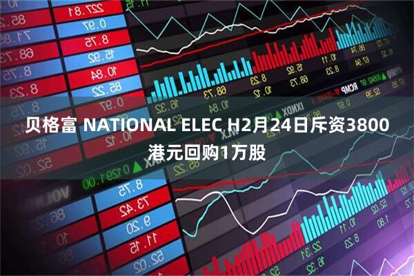 贝格富 NATIONAL ELEC H2月24日斥资3800港元回购1万股